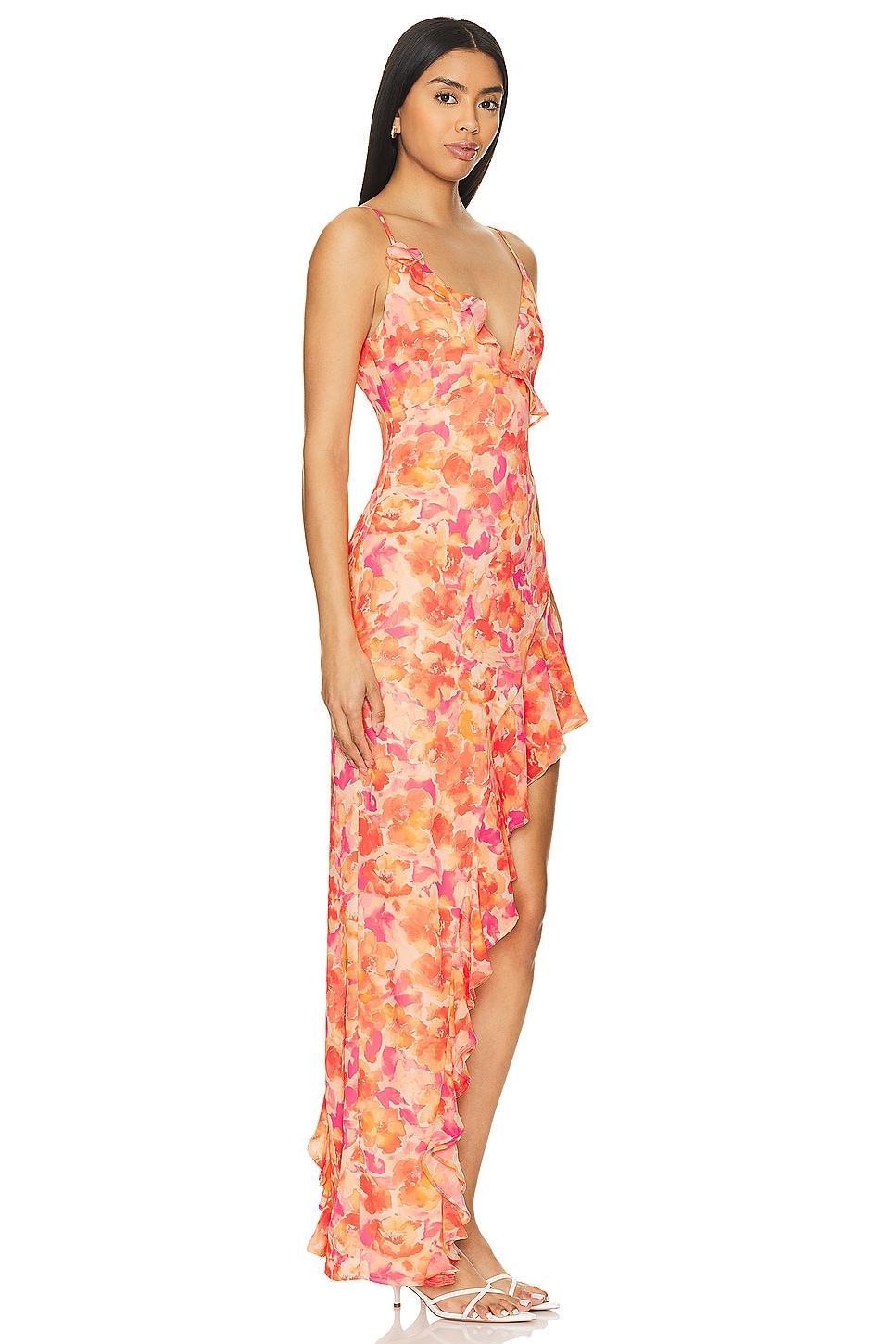 Lilo Asymmetrical Maxi Dress Lovers and Friends Product Image