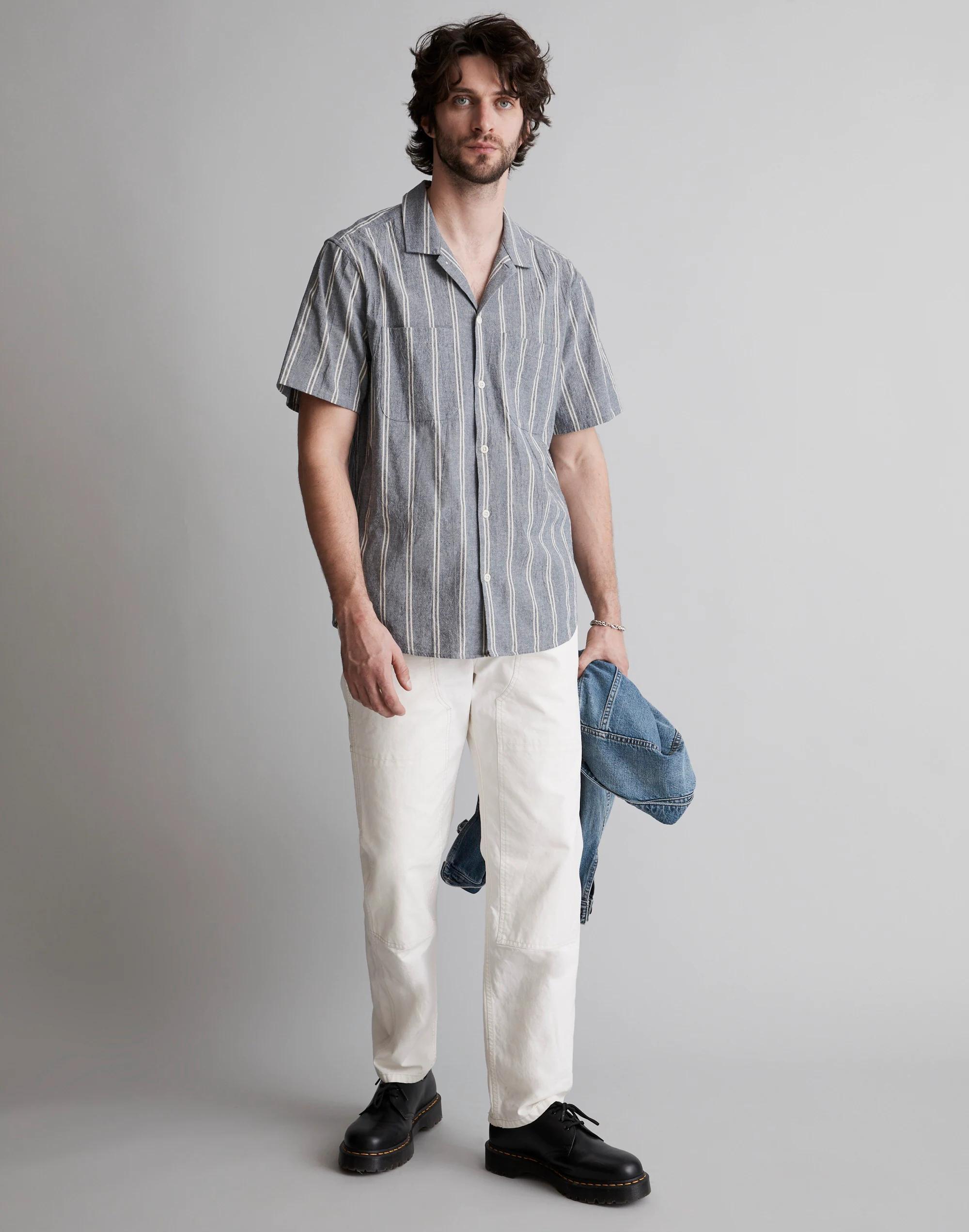 Relaxed Straight Workwear Pants Product Image