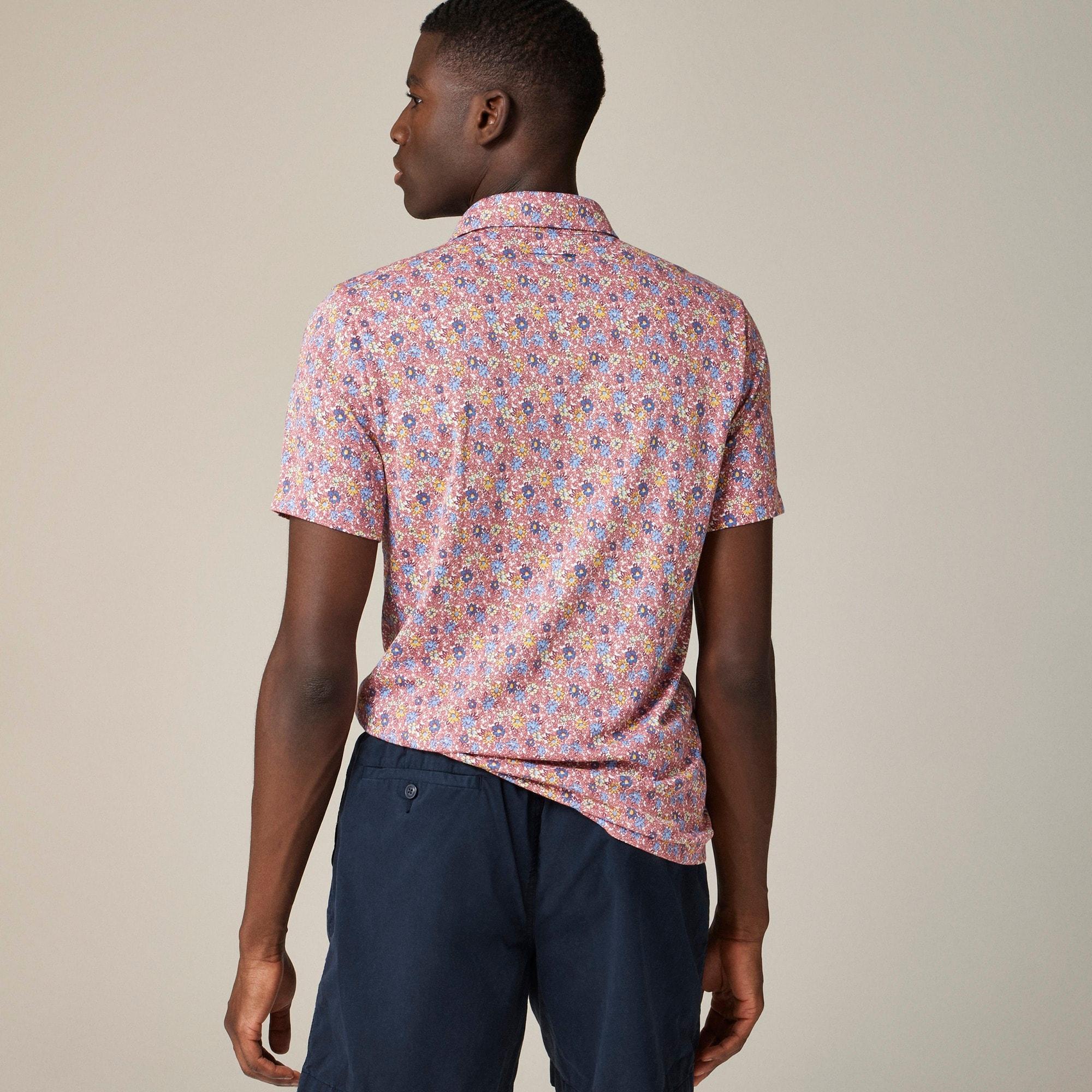 Performance polo shirt with COOLMAX® in print Product Image