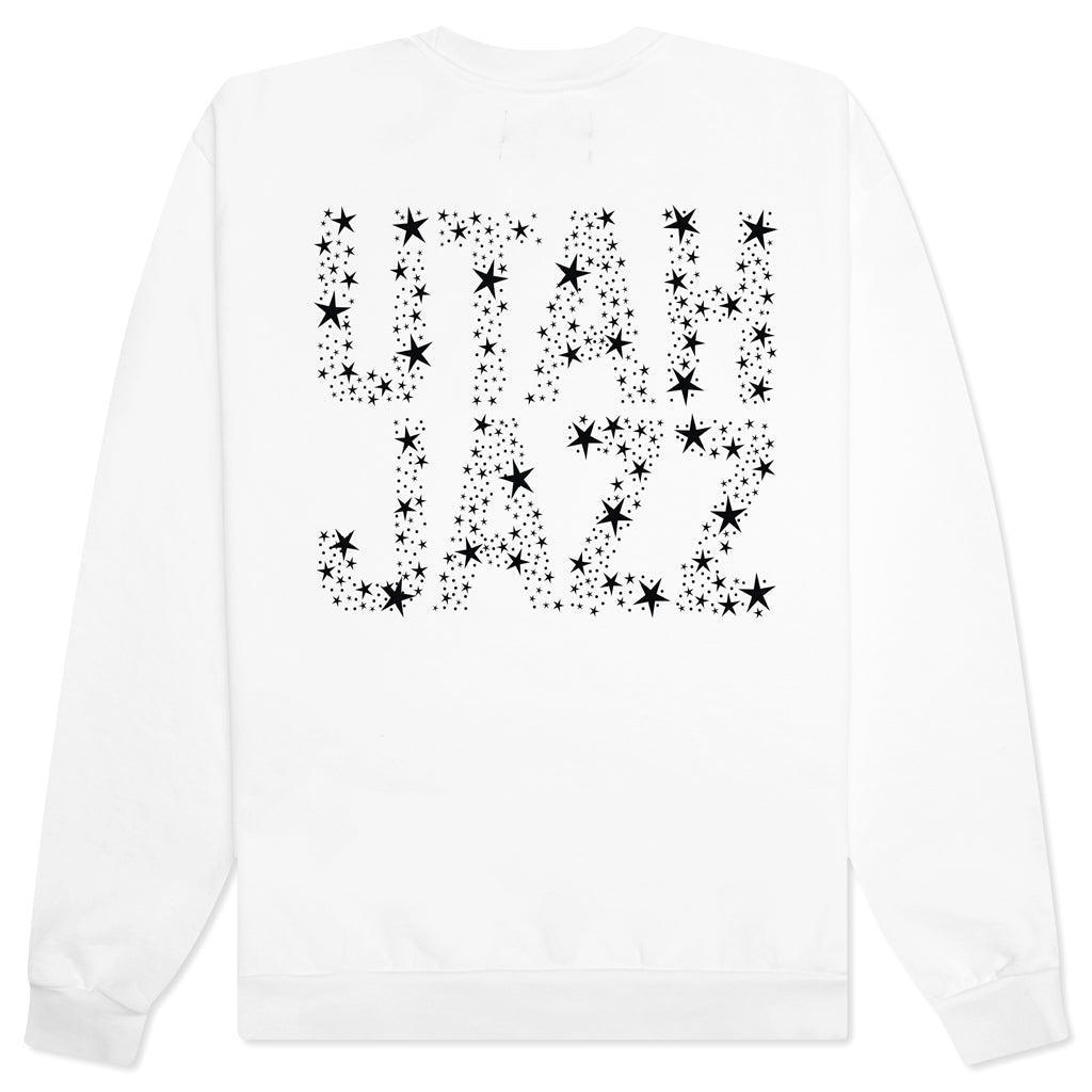 NBA Utah Jazz All of the Stars Crewneck Sweater - White Male Product Image