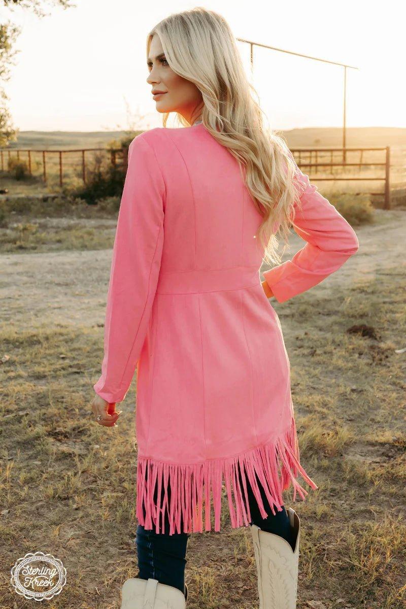 Scottsdale Suede Pink Jacket Product Image