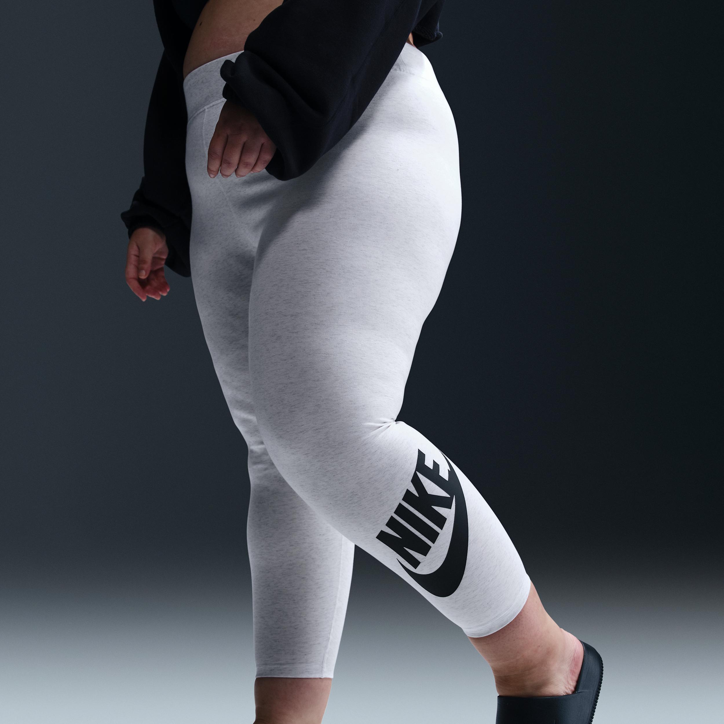 Women's Nike Sportswear Classics High-Waisted Graphic Leggings (Plus Size) Product Image