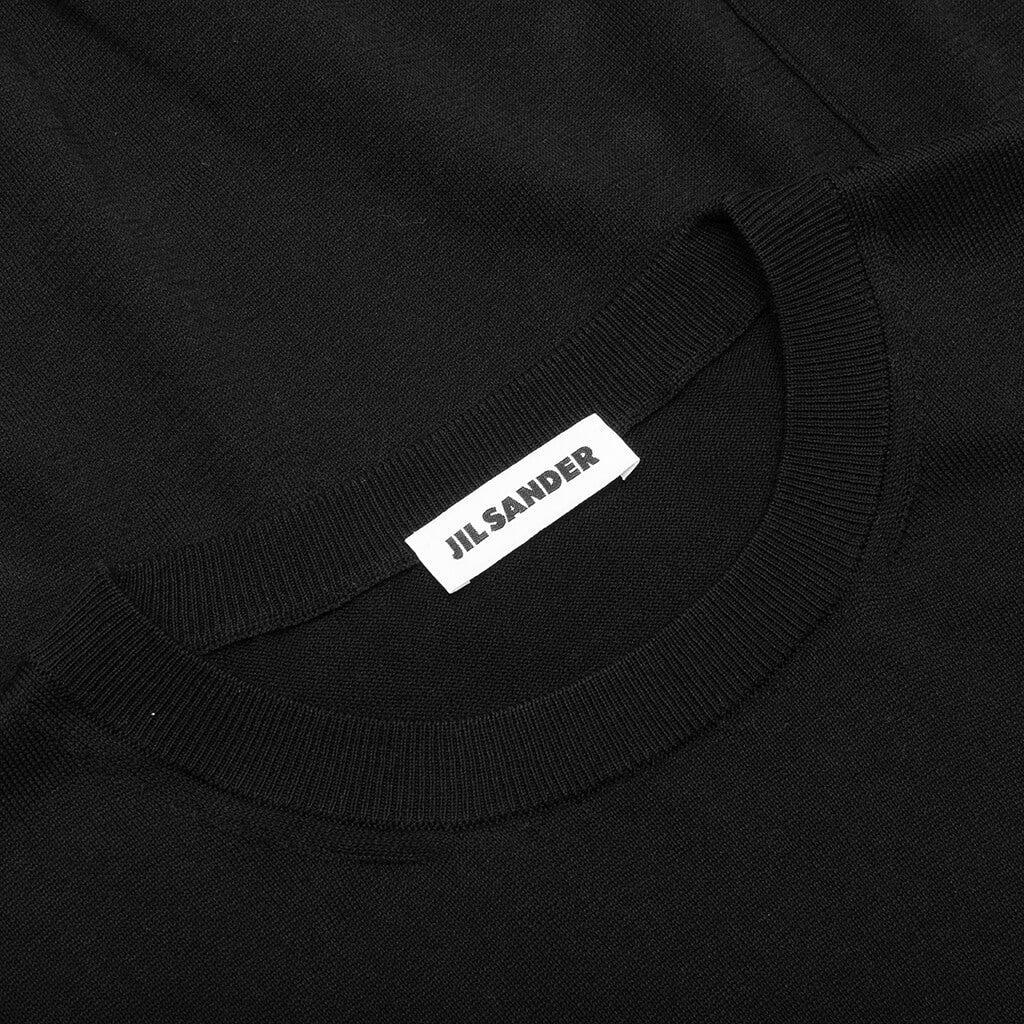 Cotton Sweater - Black Male Product Image