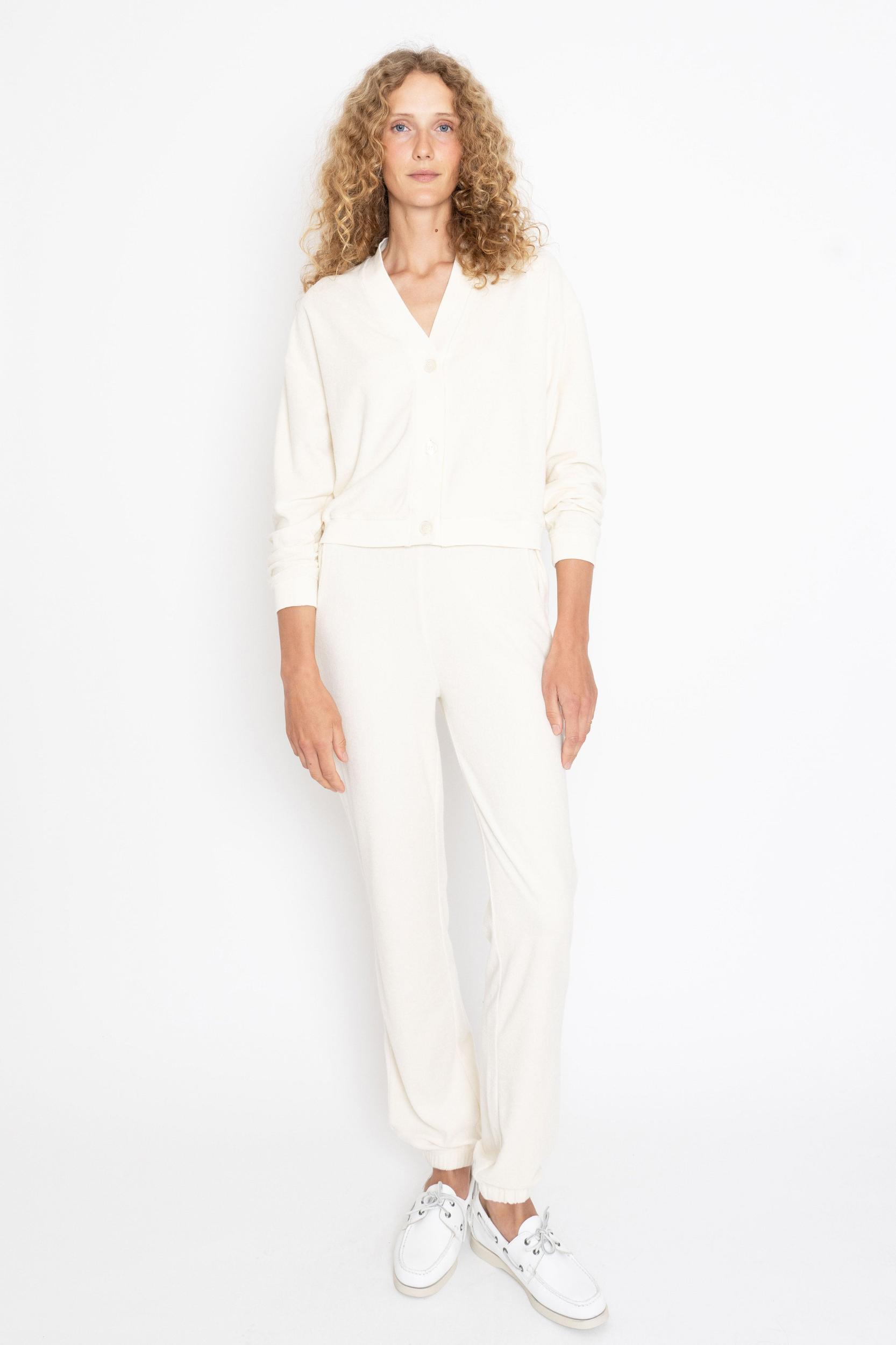 The Terry Sweatpants - Cream Female Product Image