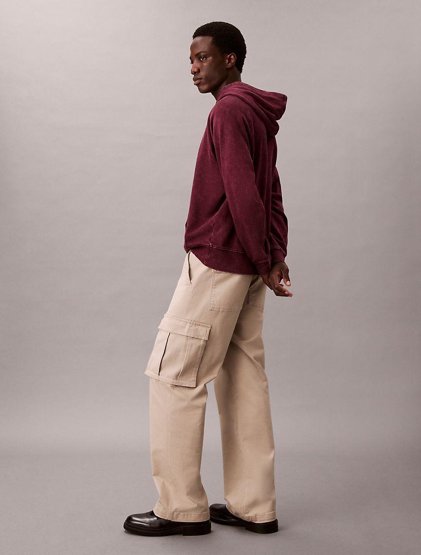 Washed Fleece Relaxed Hoodie Product Image