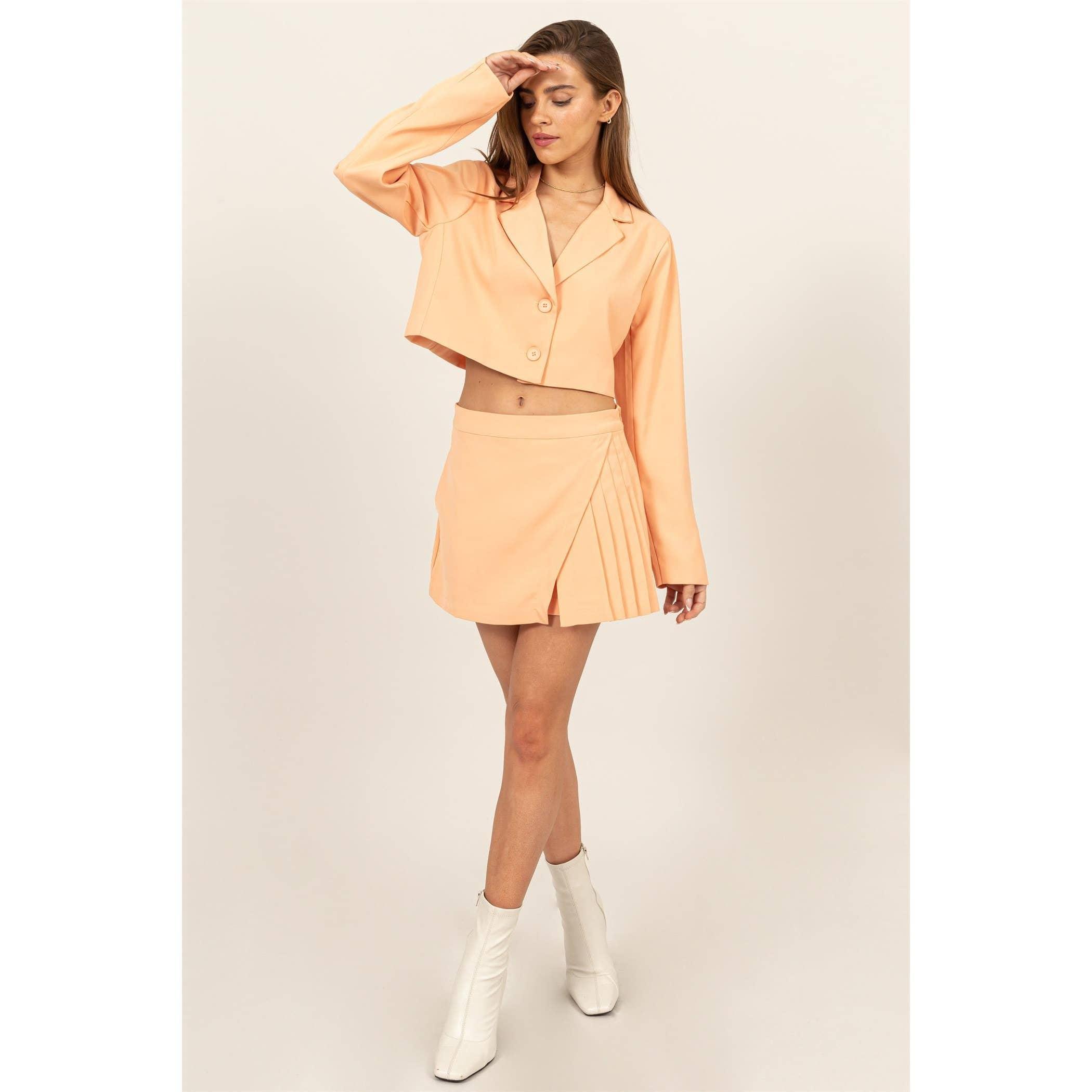 Peach Crop Blazer Product Image