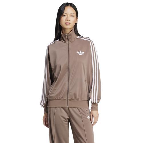 adidas Adicolor Classic Firebird Loose Track Top Black 2XS Womens Product Image