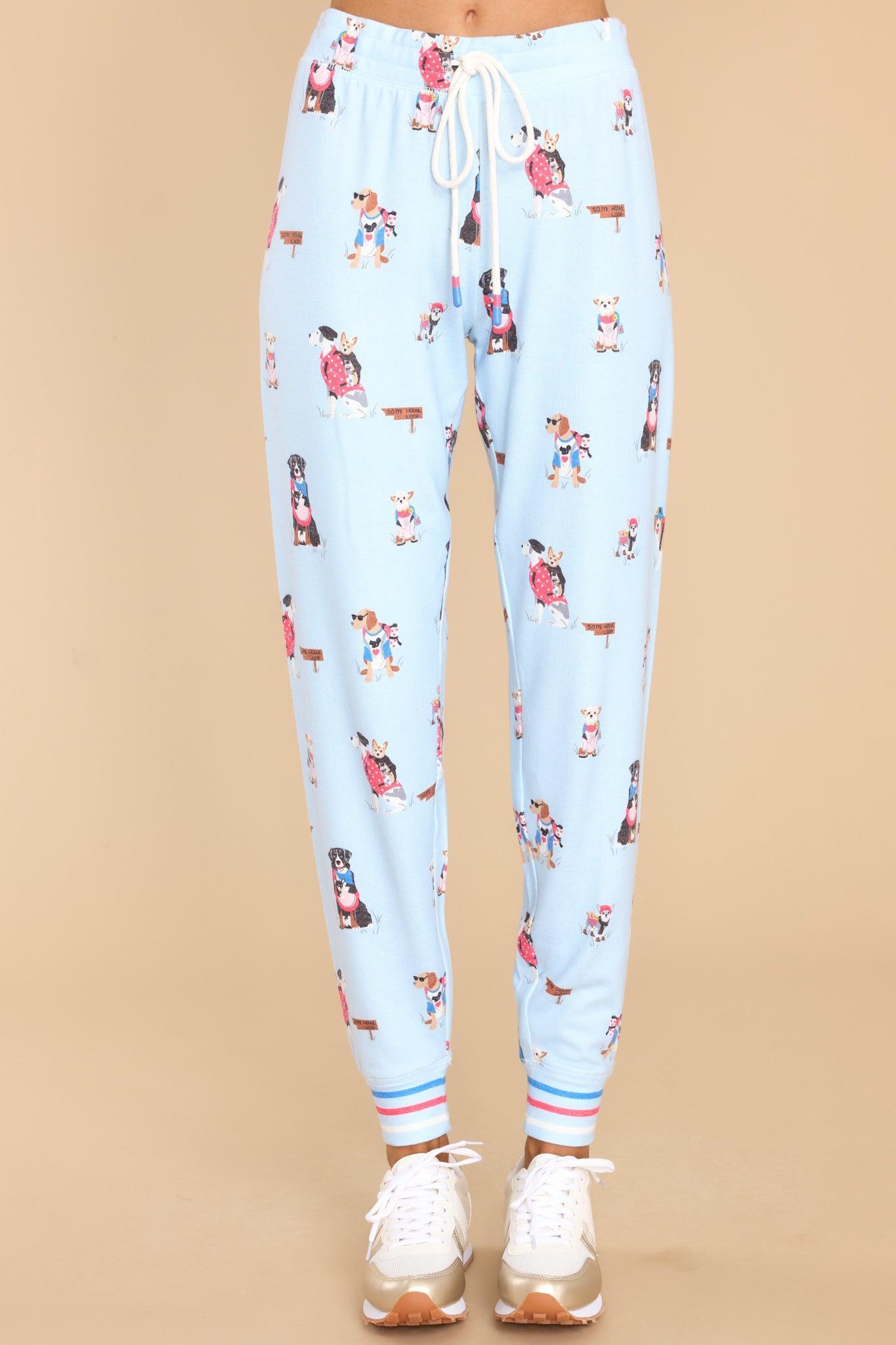 Ruffin' It Ice Blue Jammie Pants Product Image