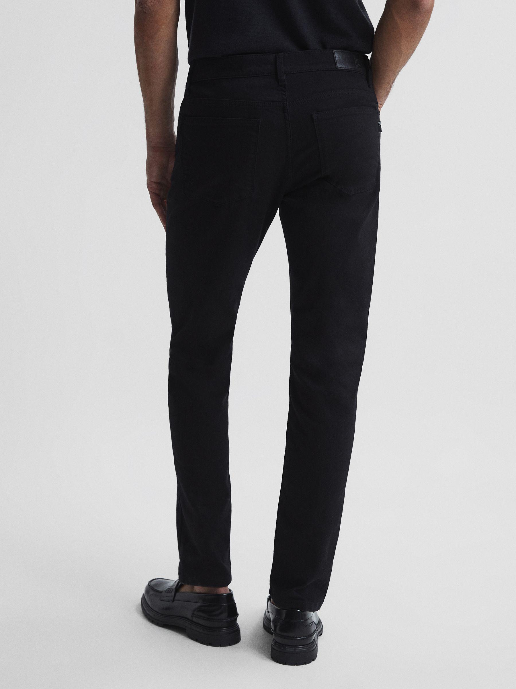 Slim Fit Jeans in Black Product Image