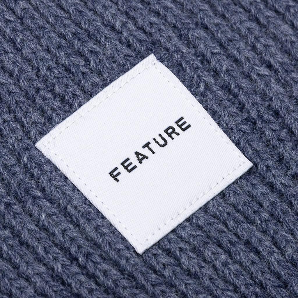 Oversized Beanie - Shark Male Product Image