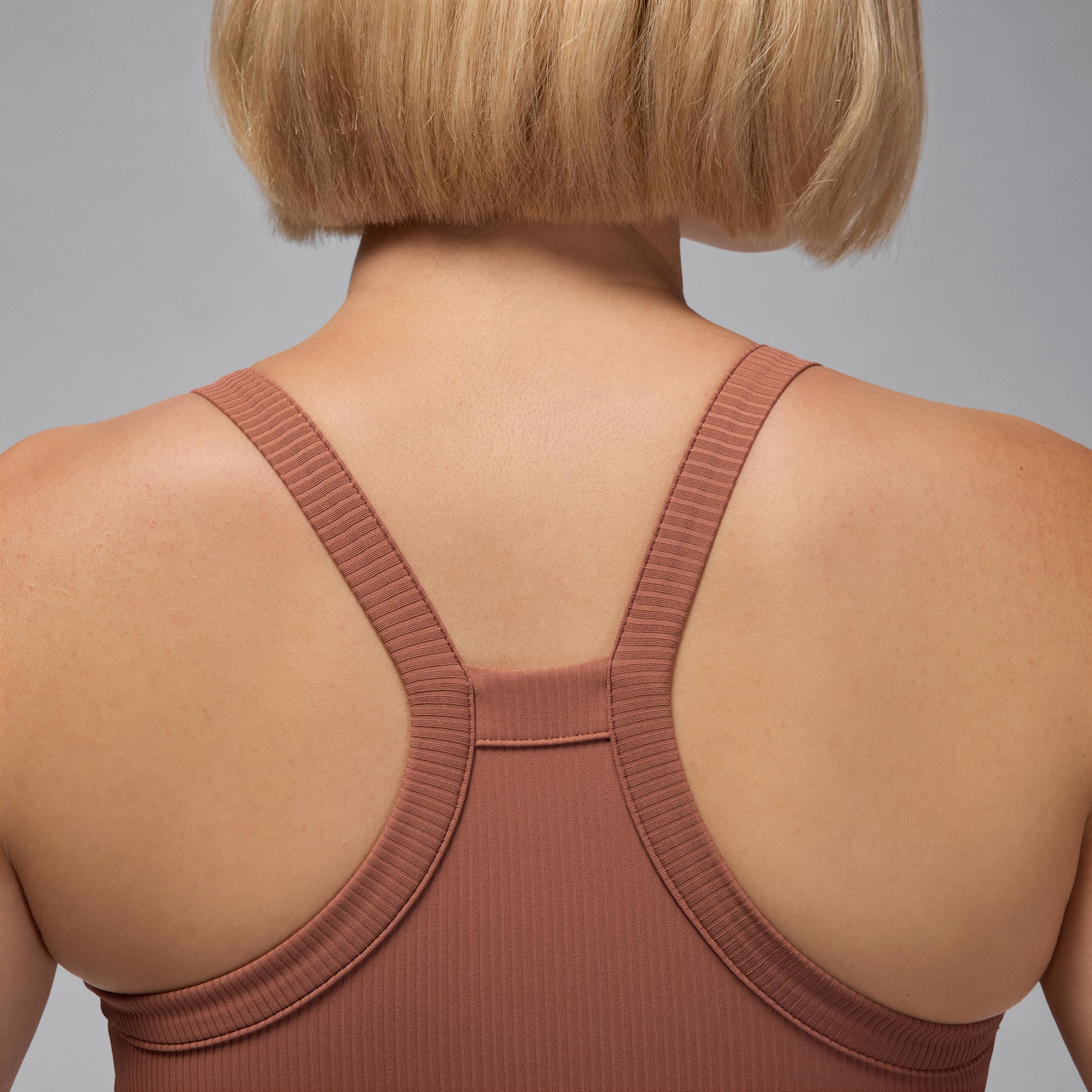 Womens Jordan Sport Dri-FIT Ribbed Tank Top | HQ8898-219 Product Image