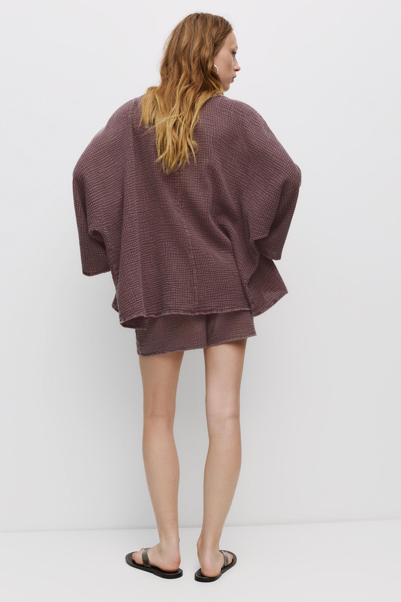 Creased-effect blouse Product Image