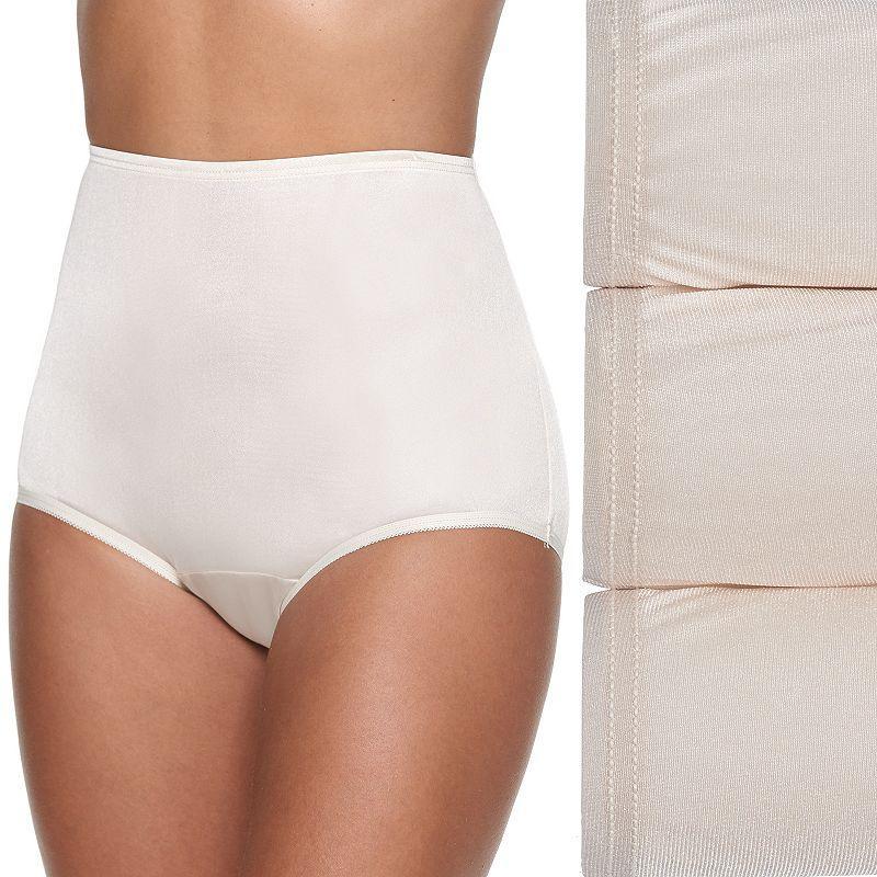 Women's Vanity Fair Lingerie® Perfectly Yours Ravissant Classic Cotton 3-Pack Brief Panty Set 15320, Size: 8, White Asst Product Image