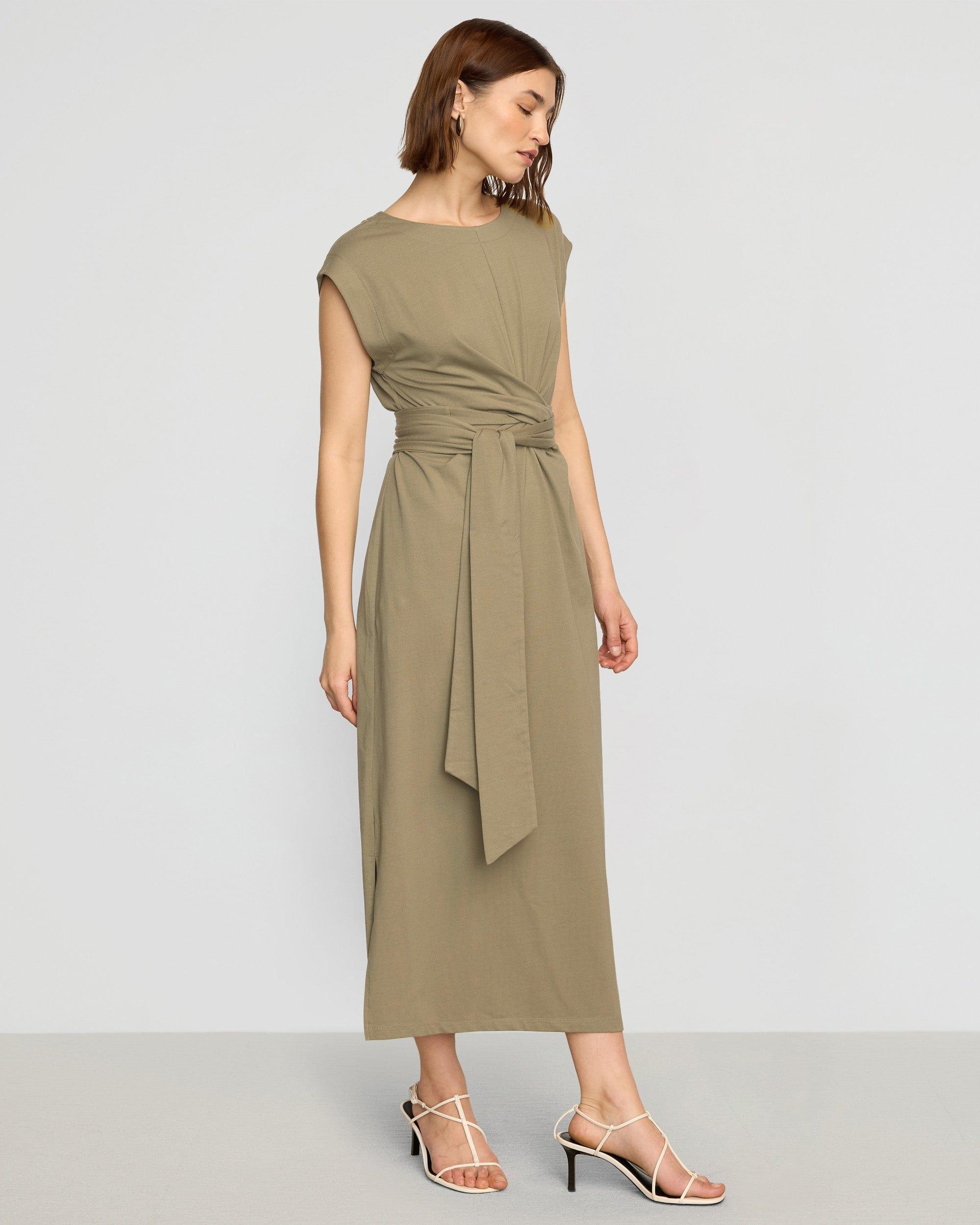 Fei Tie-Front Organic Cotton Dress Product Image