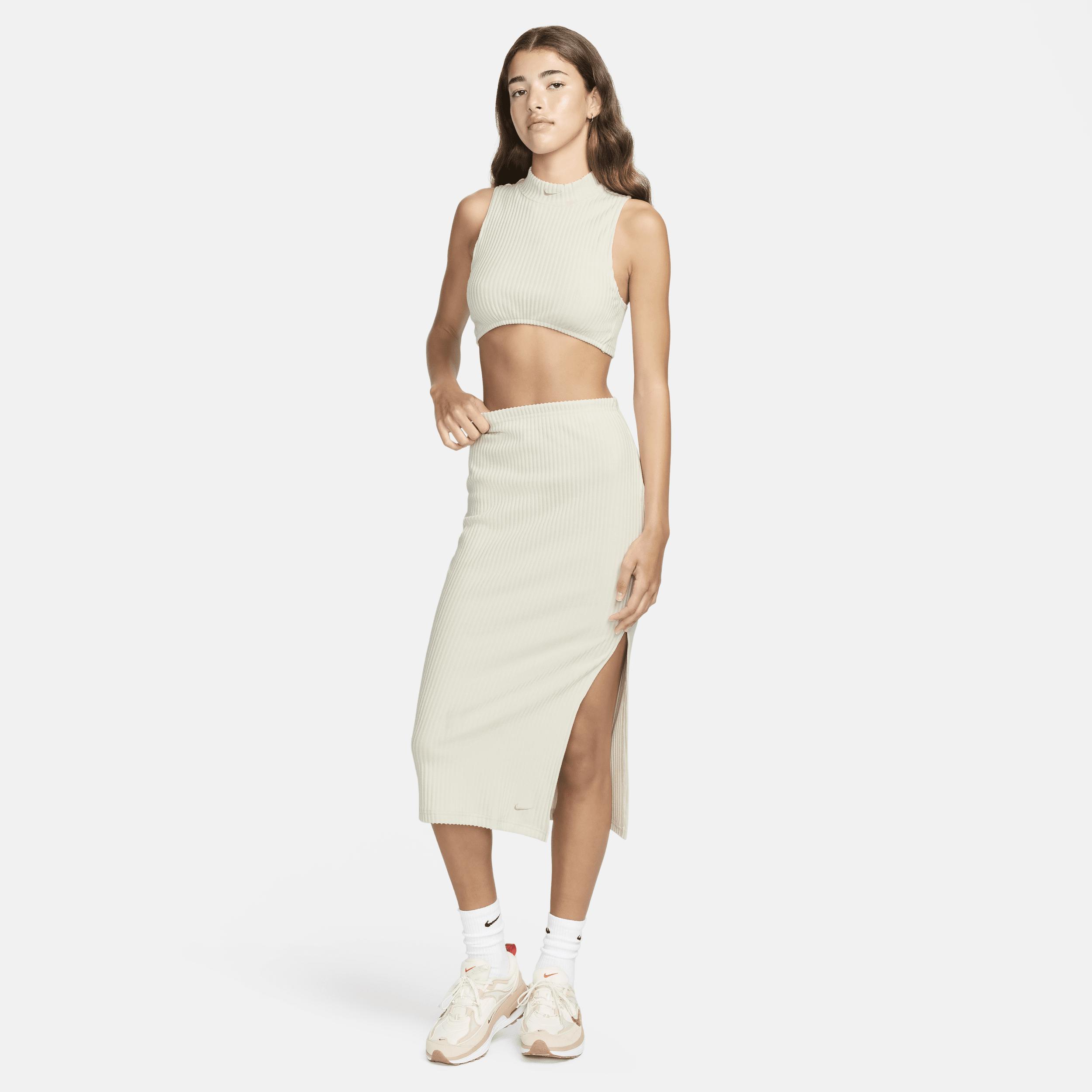 Women's Nike Sportswear Chill Rib Slim Midi Skirt Product Image