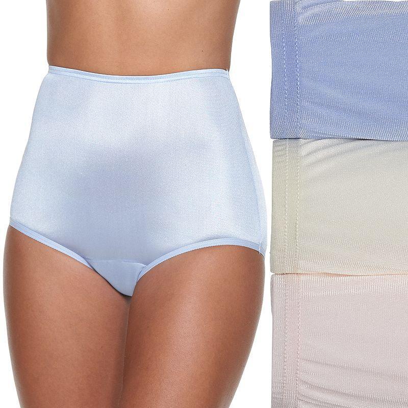 Women's Vanity Fair Lingerie® Perfectly Yours Ravissant Classic Cotton 3-Pack Brief Panty Set 15320, Size: 8, White Asst Product Image