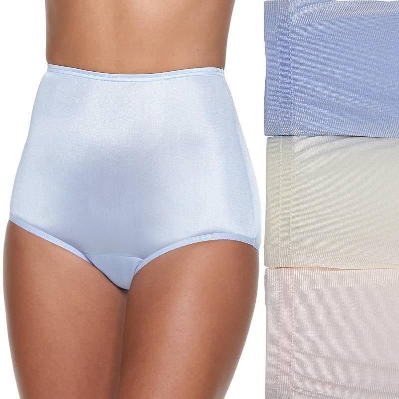 Women's Vanity Fair Lingerie® Perfectly Yours Ravissant 3-Pack Brief Panty Set 15711, Size: 6, White Asst Product Image