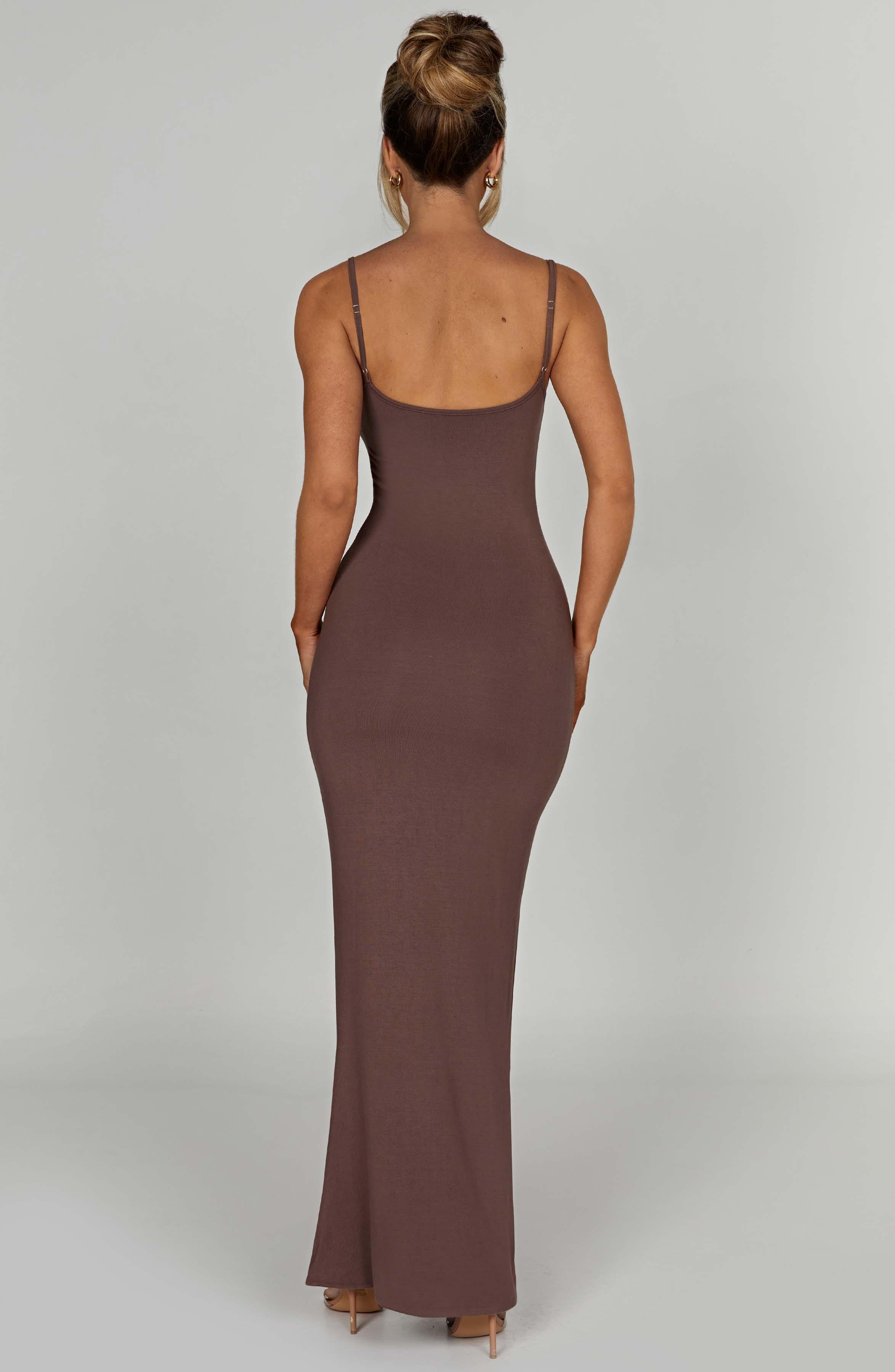 Saskia Maxi Dress - Chocolate Product Image