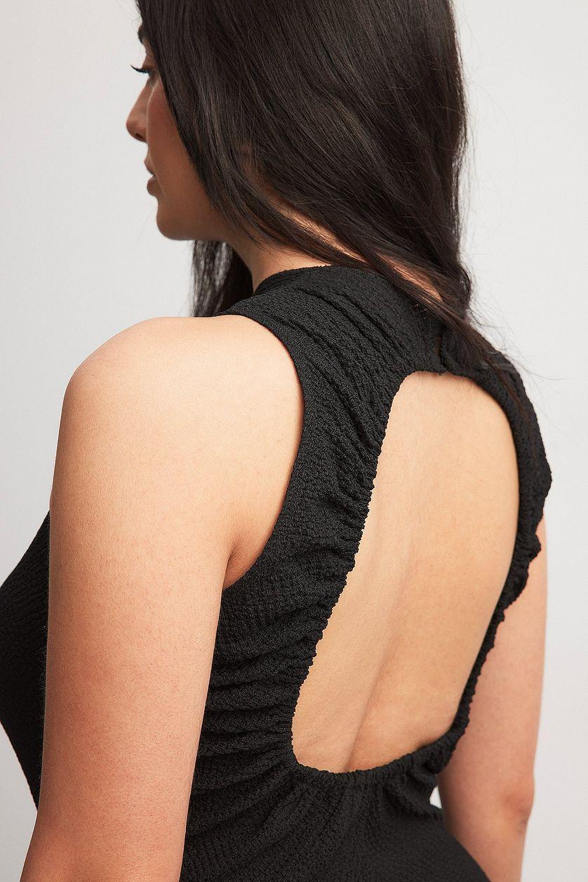 Open Back Structured Maxi Dress Product Image