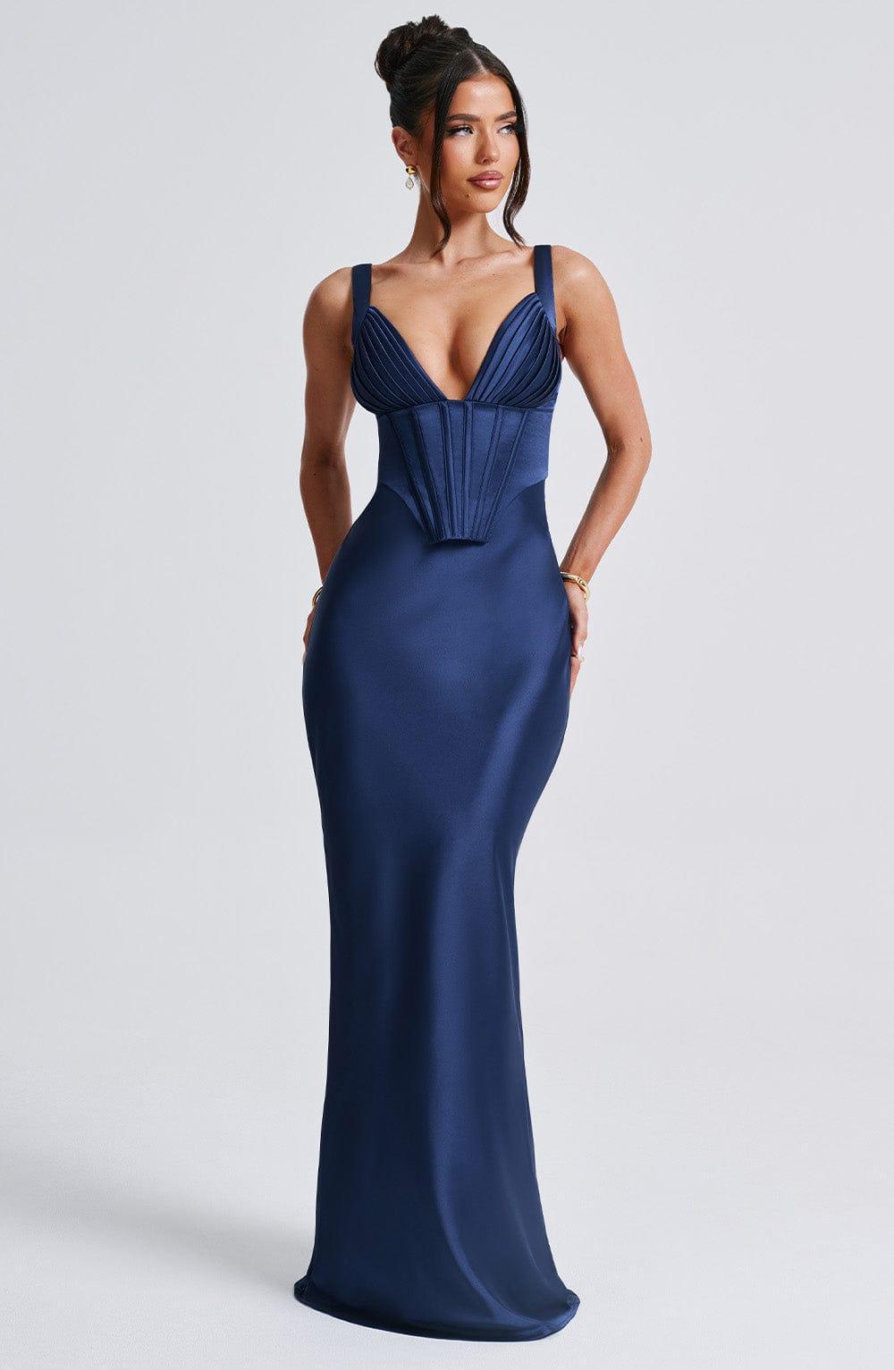 Shae Maxi Dress - Navy Product Image