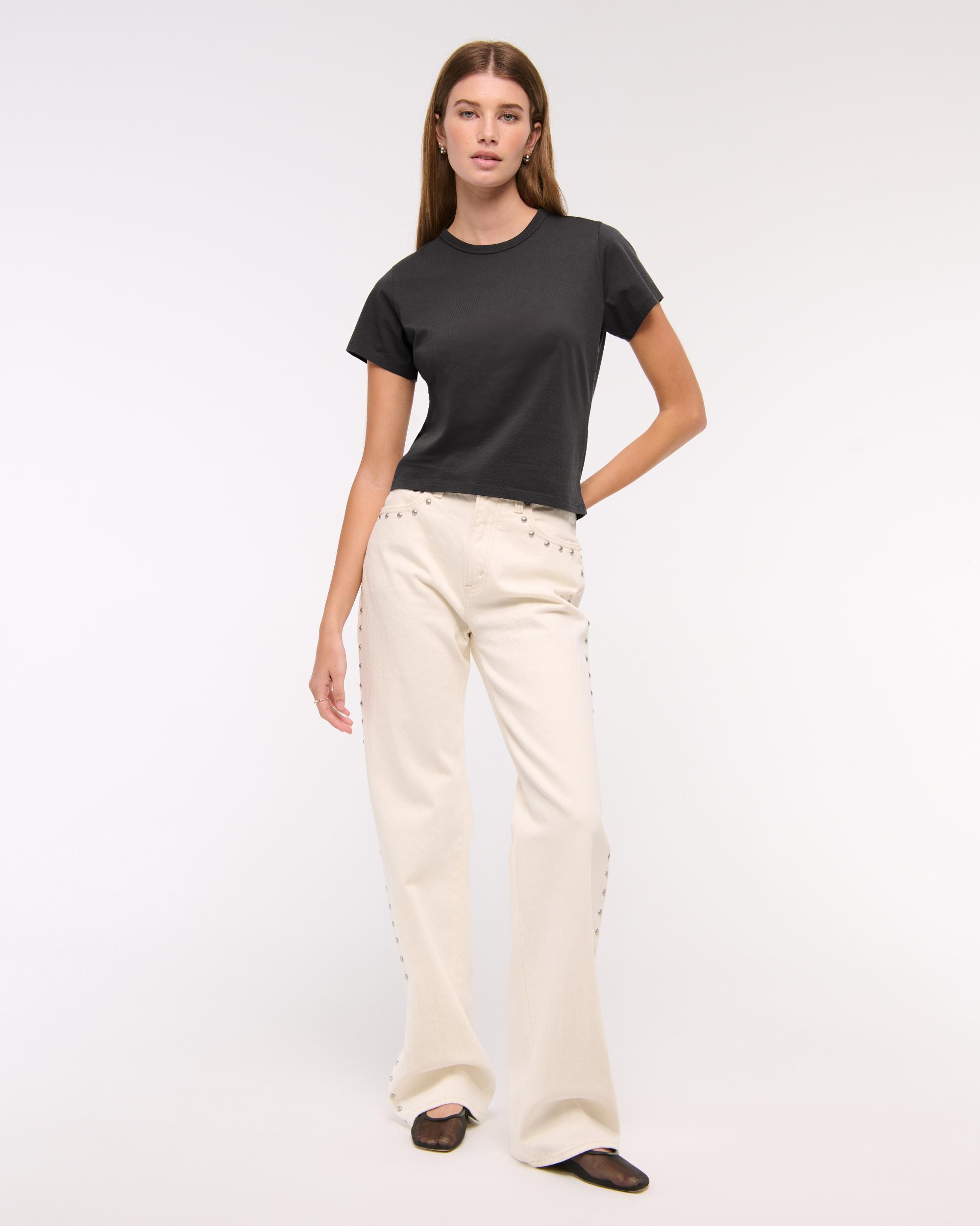 Essential Polished Body-Skimming Tee Product Image