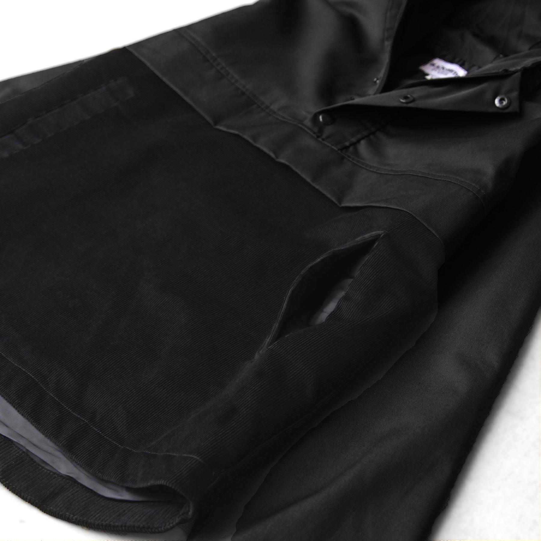 Blacksmith - Two Tone Corduroy/Canvas Pullover - Black Product Image