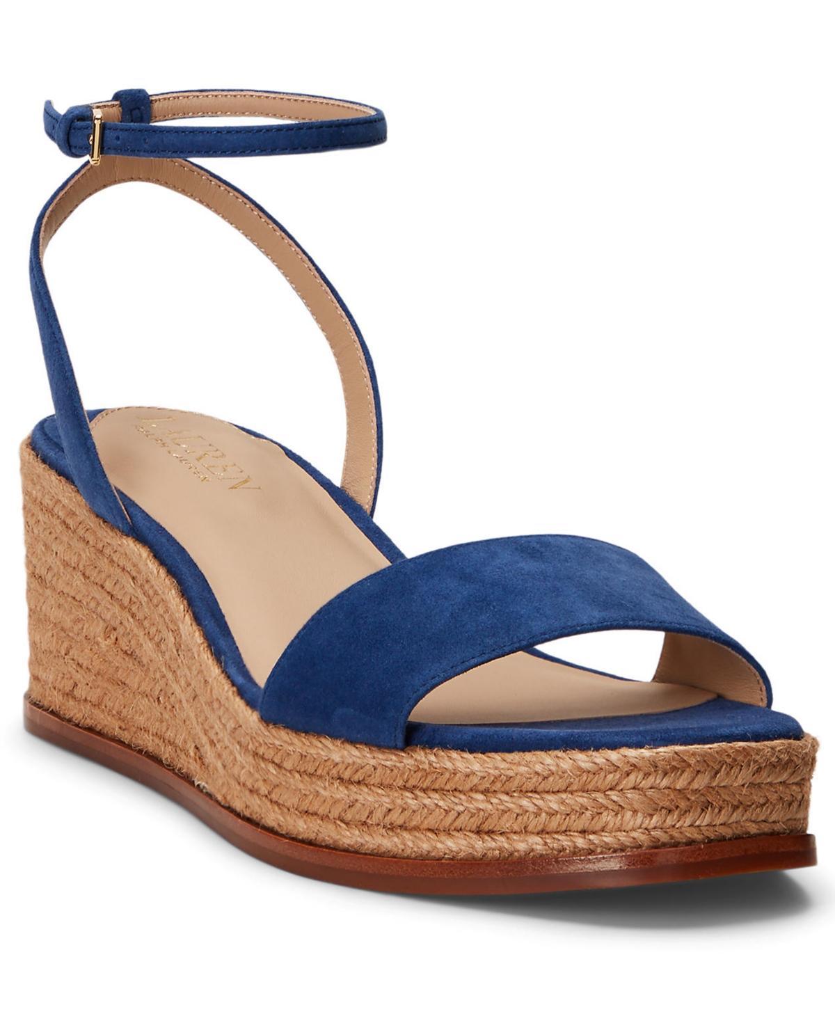 Lauren Ralph Lauren Leona Suede Espadrille Women's Sandals Product Image