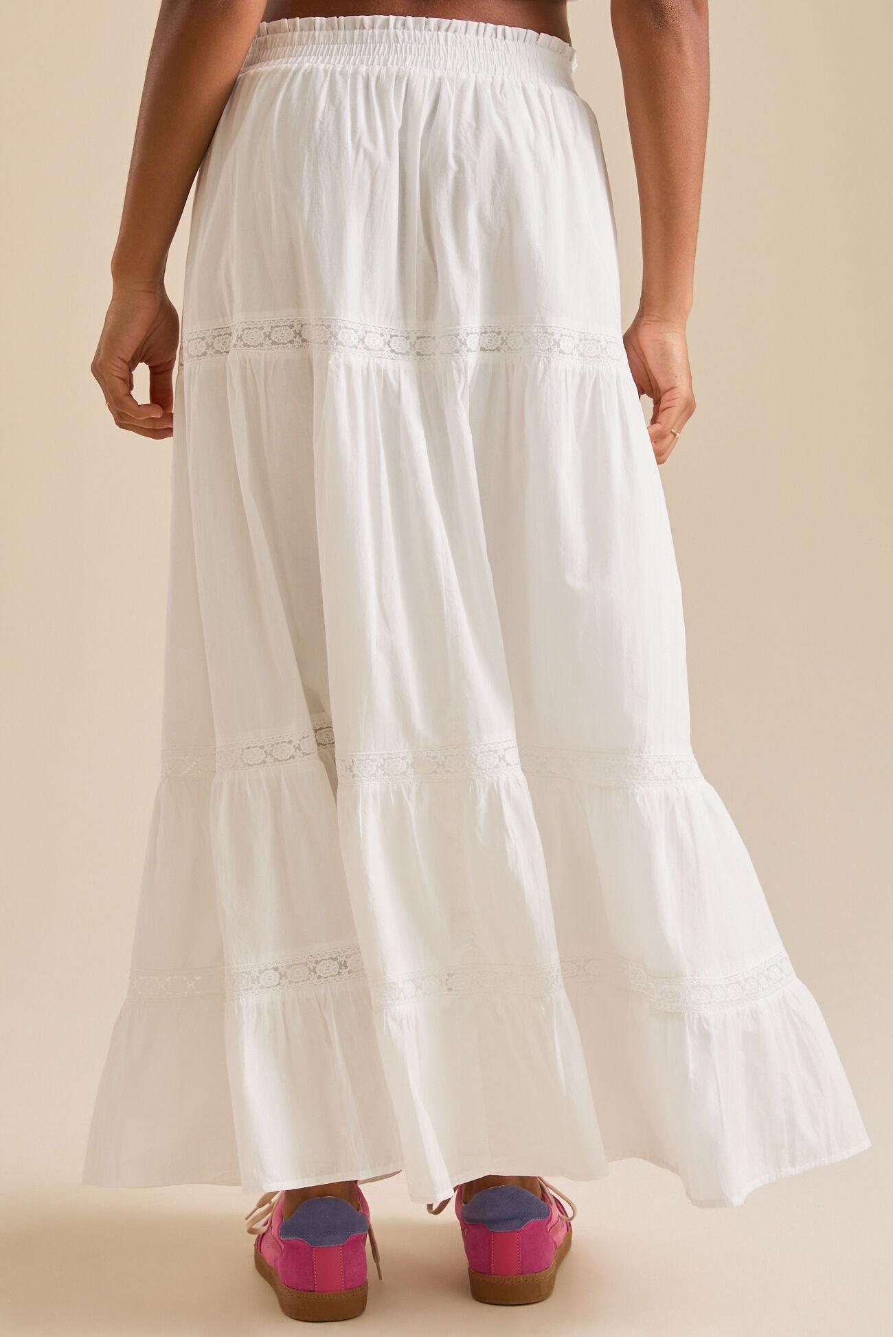 Kait Lace Midi Skirt Product Image