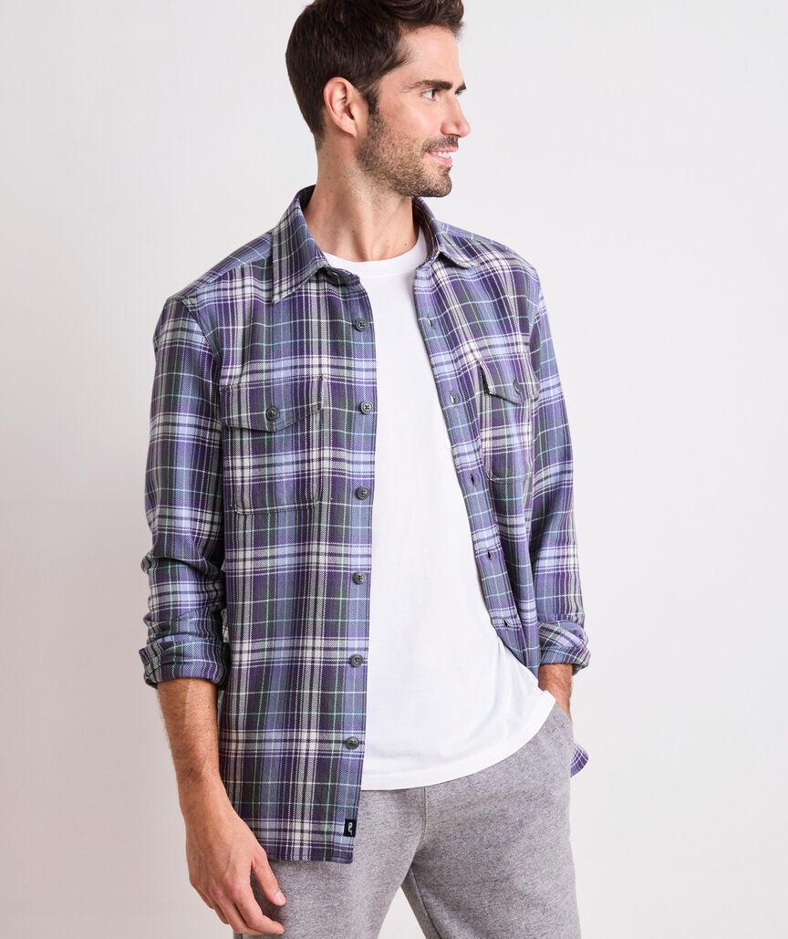 Cutwater Plaid Twill Utility Shirt Product Image