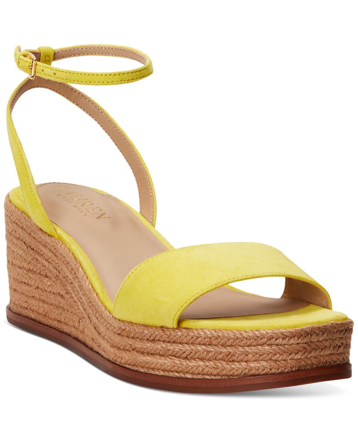 Lauren Ralph Lauren Leona Suede Espadrille Women's Sandals Product Image