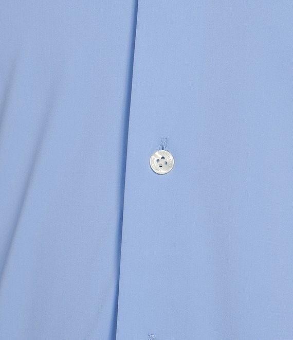 Murano Collezione Canclini Slim-Fit Solid Long-Sleeve Techno Woven Shirt Product Image