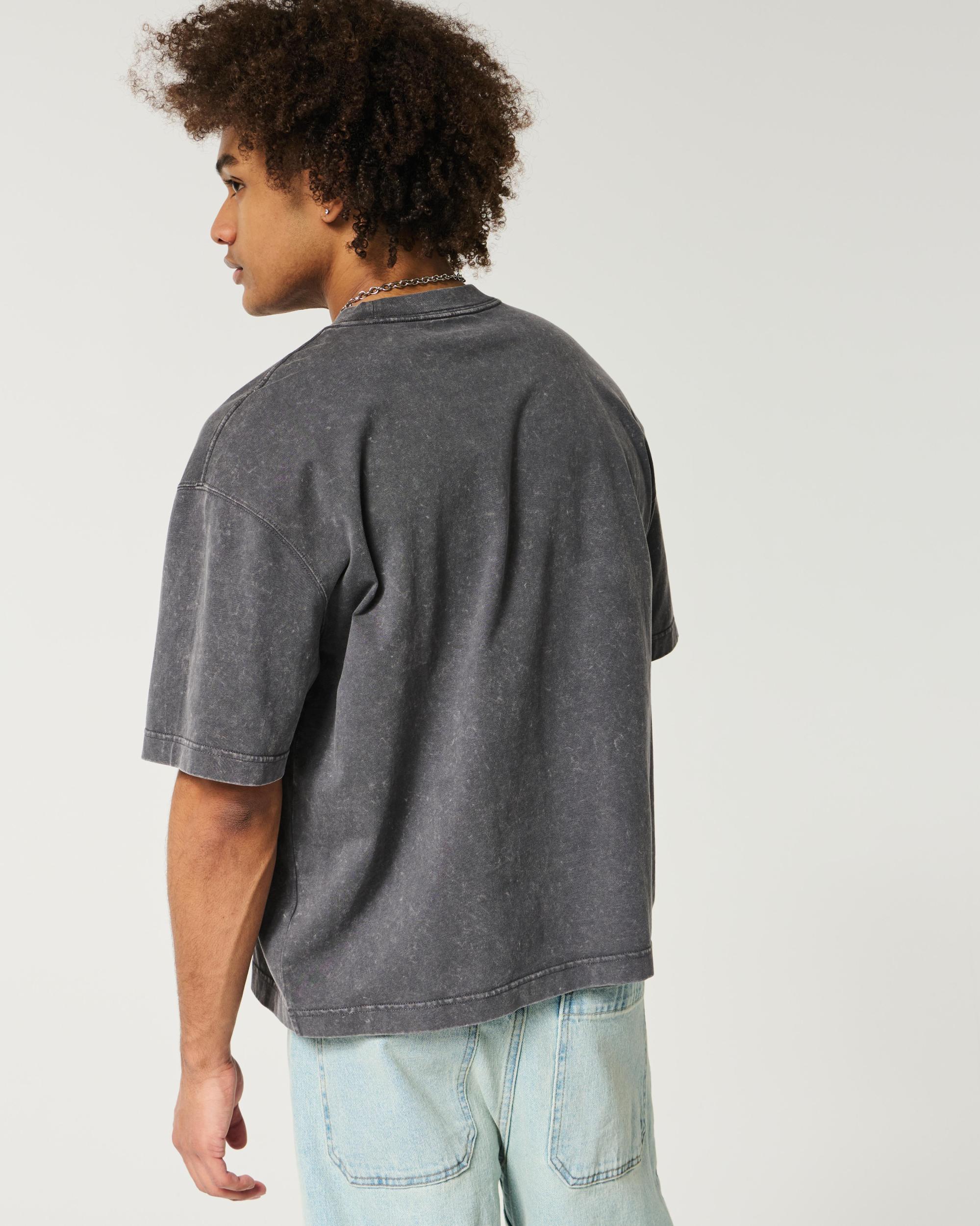 Boxy Heavyweight Crop Crew T-Shirt Product Image