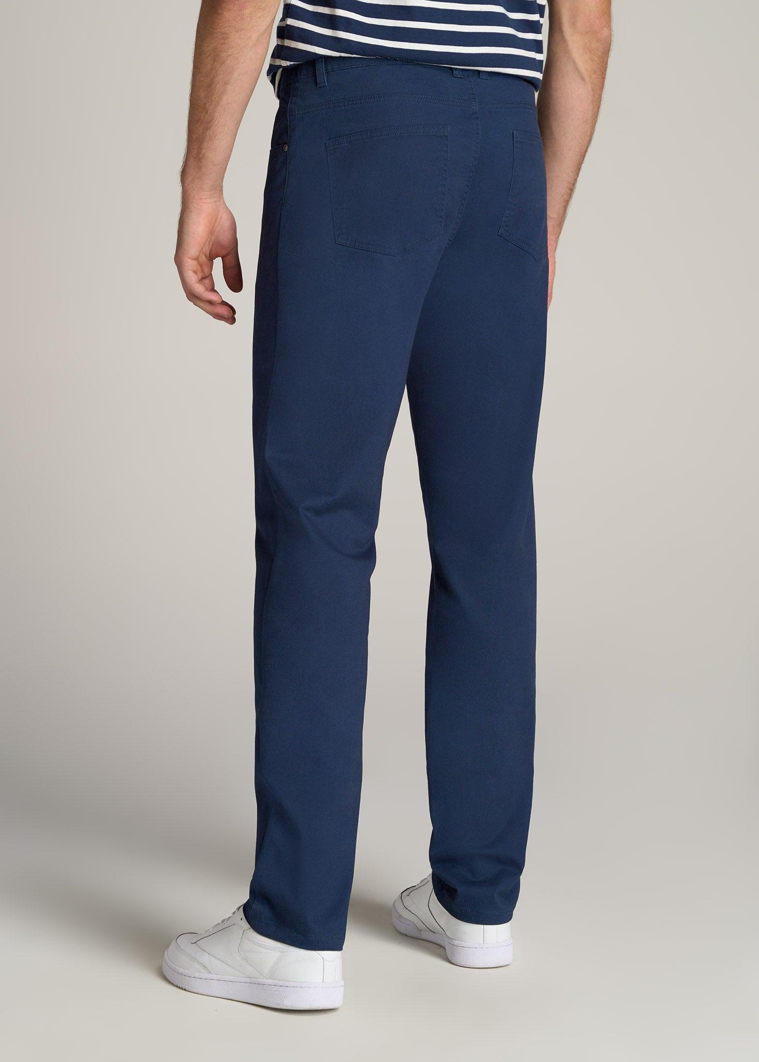 J1 STRAIGHT Leg Five-Pocket Pants for Tall Men in Marine Navy Male Product Image