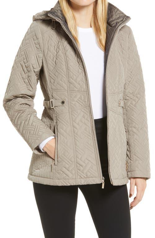 Womens Gallery Hooded Quilt Jacket Product Image