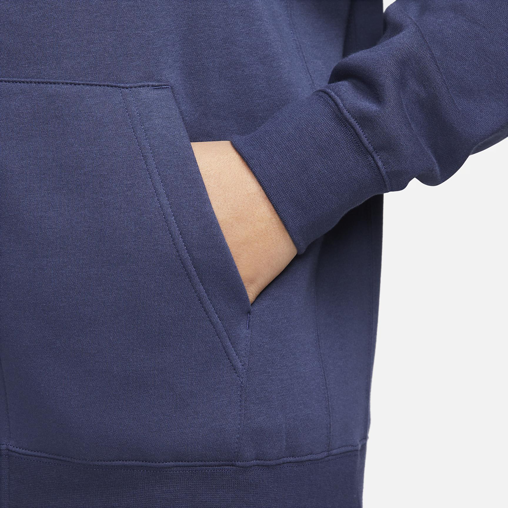 Mens Nike Sportswear Club Fleece Full-Zip Hoodie | BV2645-010 Product Image