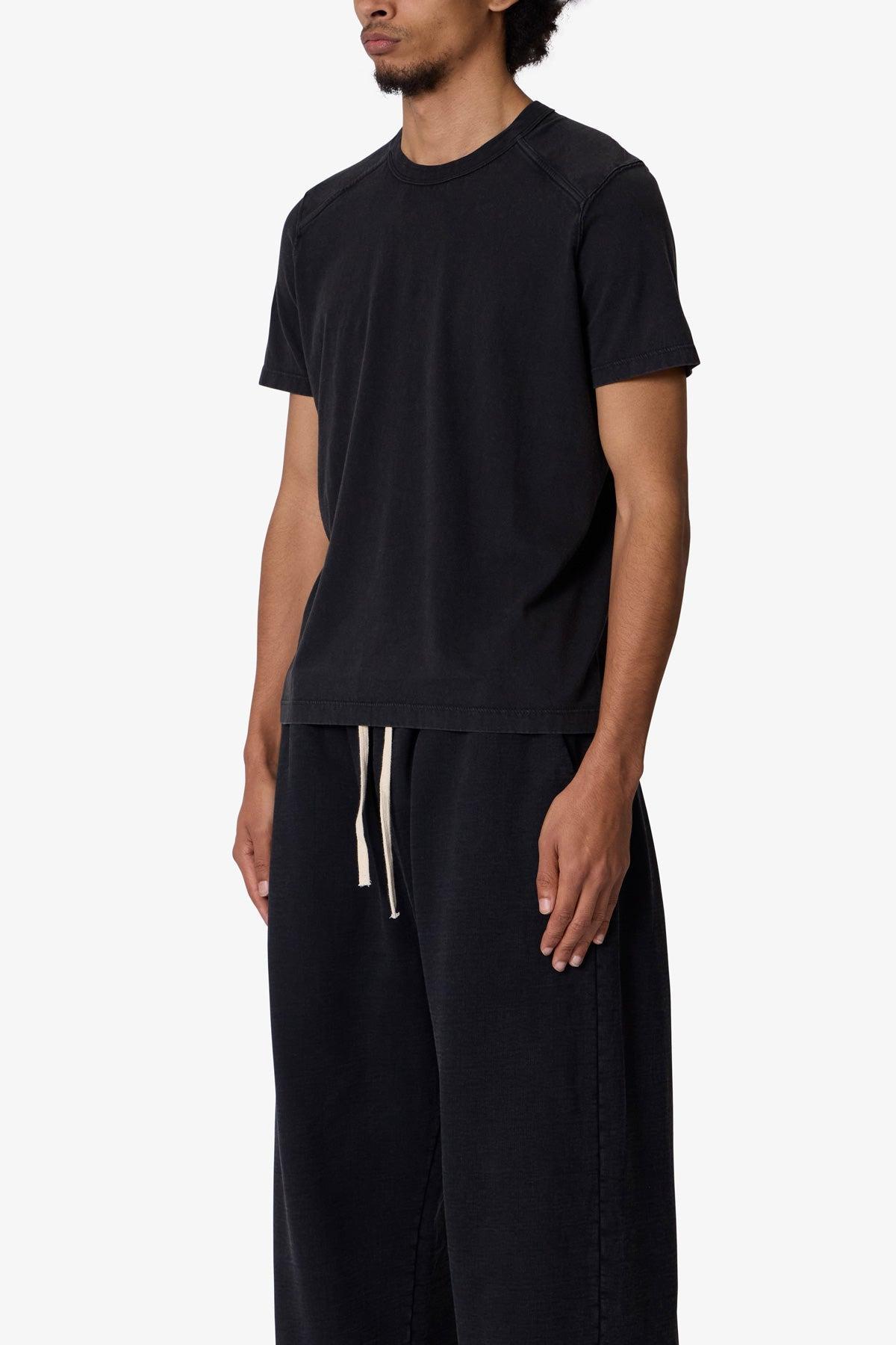 Tight Cropped Tee - Washed Black Product Image