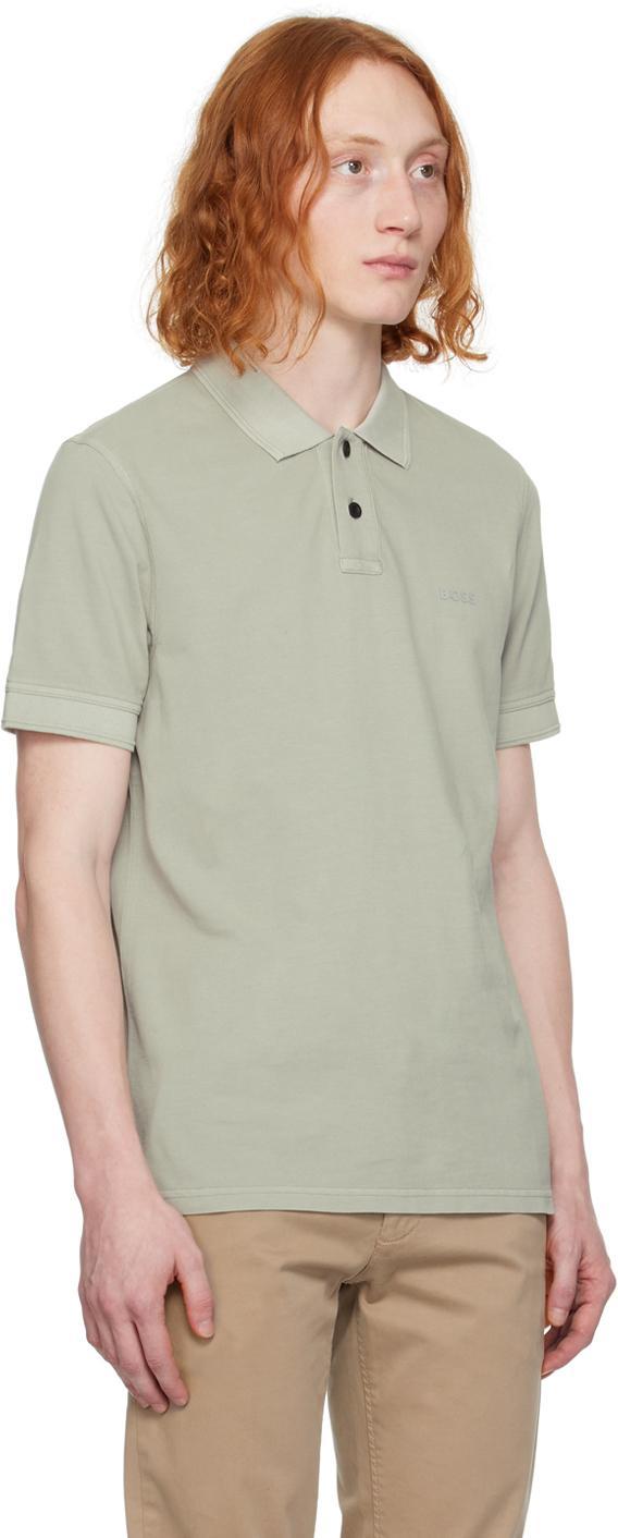 HUGO BOSS Gray Slim-fit Polo In Light/pastel Grey051 Product Image