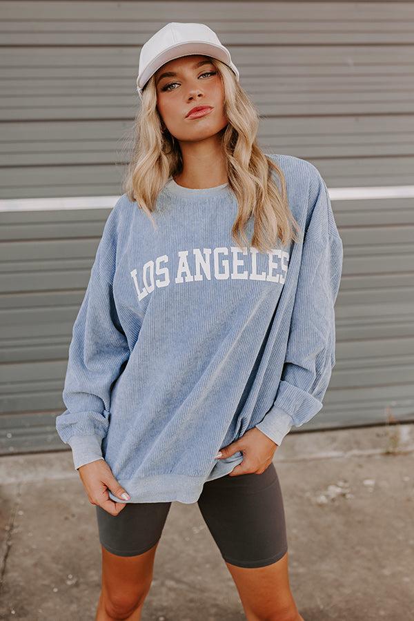 Los Angeles Graphic Corduroy Sweatshirt Product Image