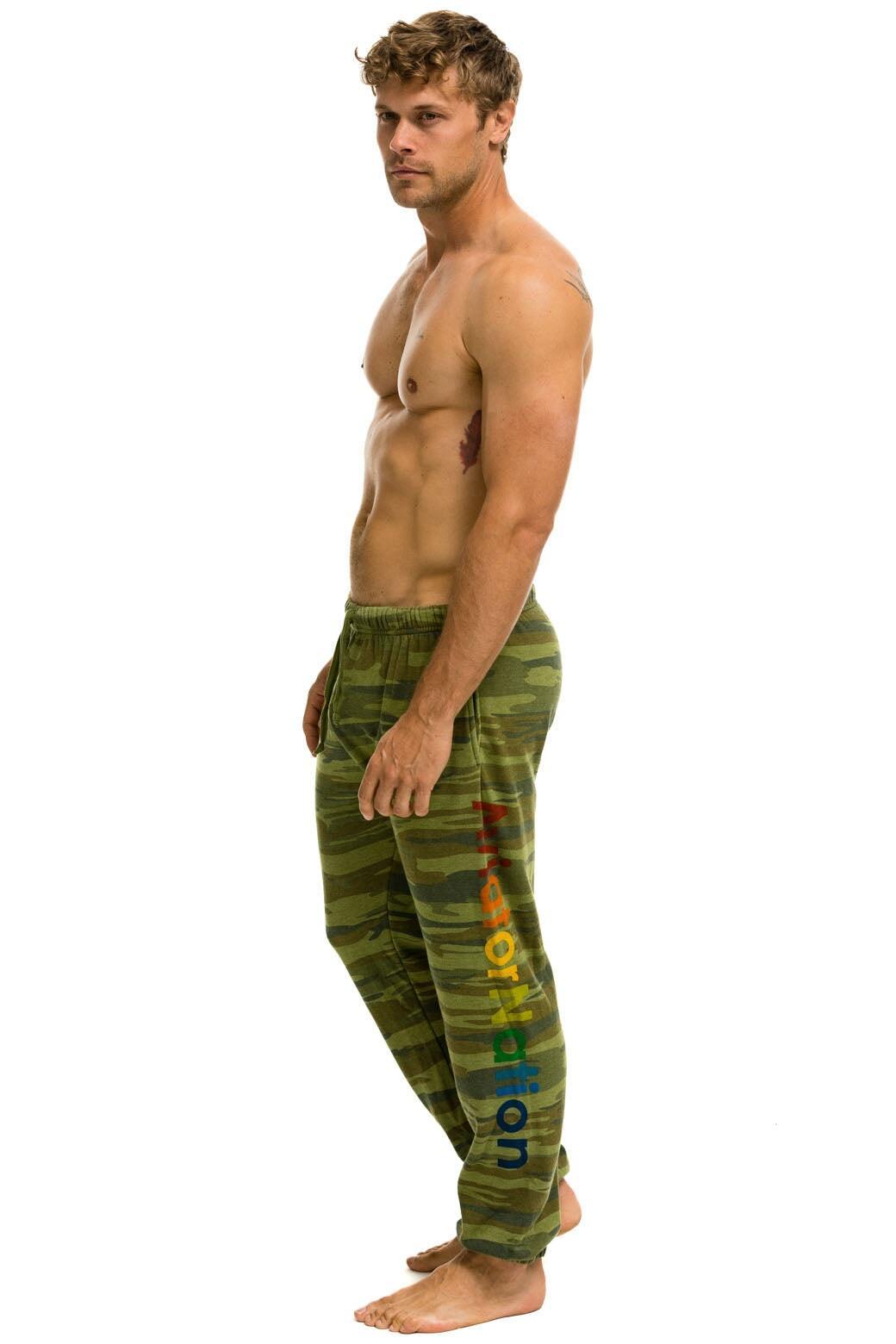 AVIATOR NATION ASPEN SWEATPANTS - CAMO Male Product Image