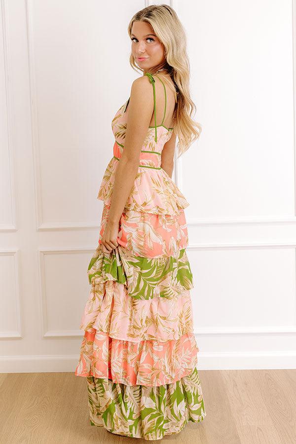 Tropical Daydream Tiered Maxi Dress Product Image