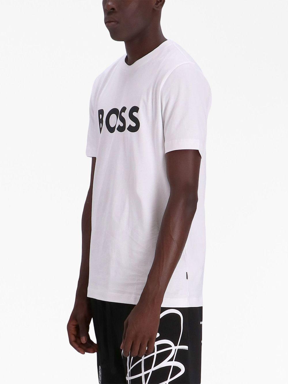 logo-print cotton T-shirt Product Image