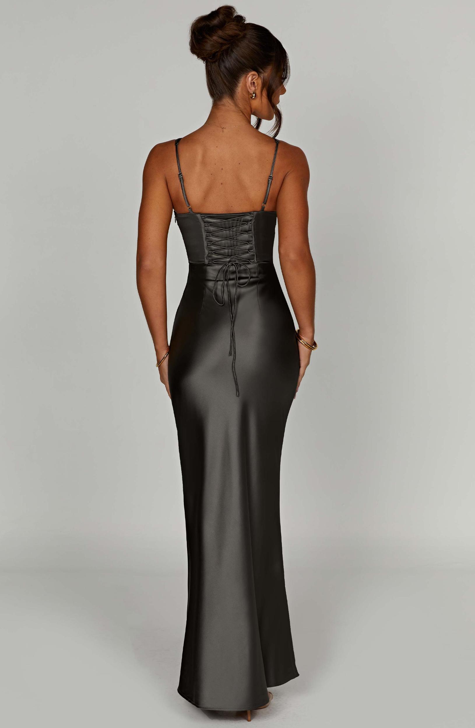 Shae Maxi Dress - Charcoal Product Image