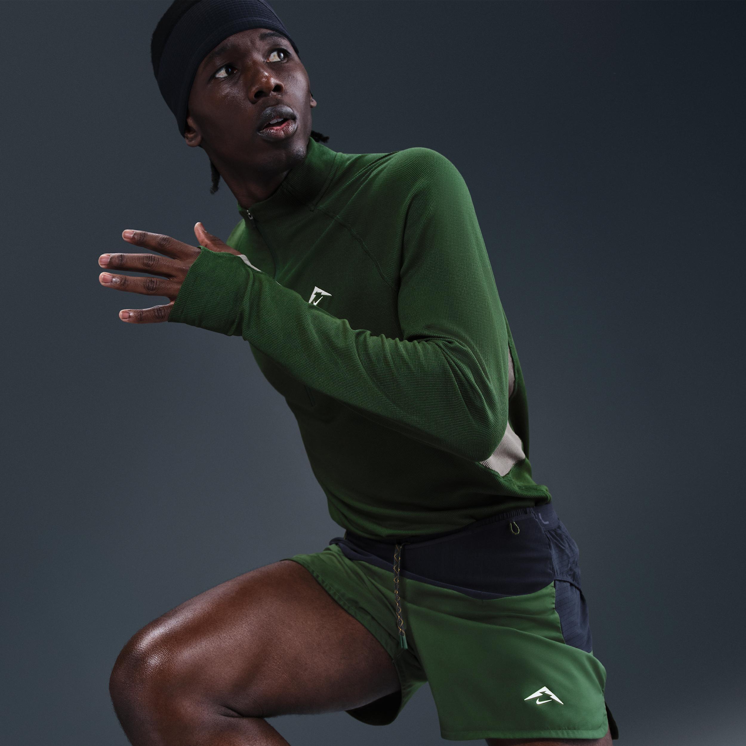 Nike Mens Trail Second Sunrise 5 Dri-FIT ADV Brief-Lined Running Shorts | HJ3572-323 Product Image