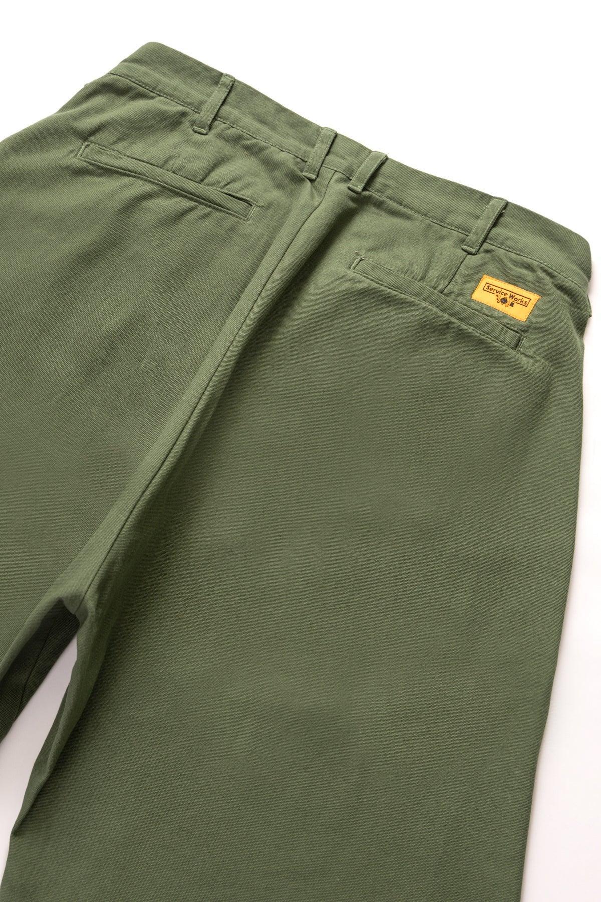 Canvas Part Timer Pant - Olive Product Image