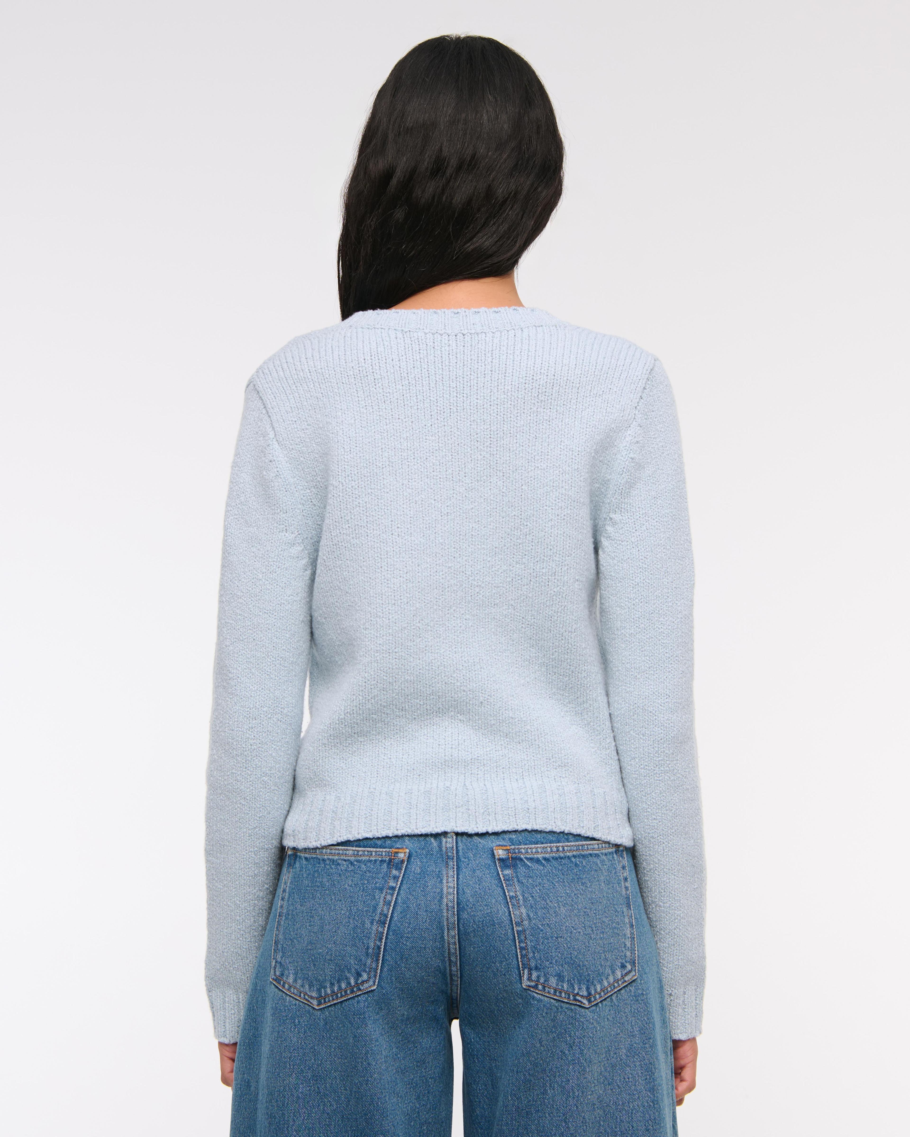 Textural Y-Neck Cardigan Product Image