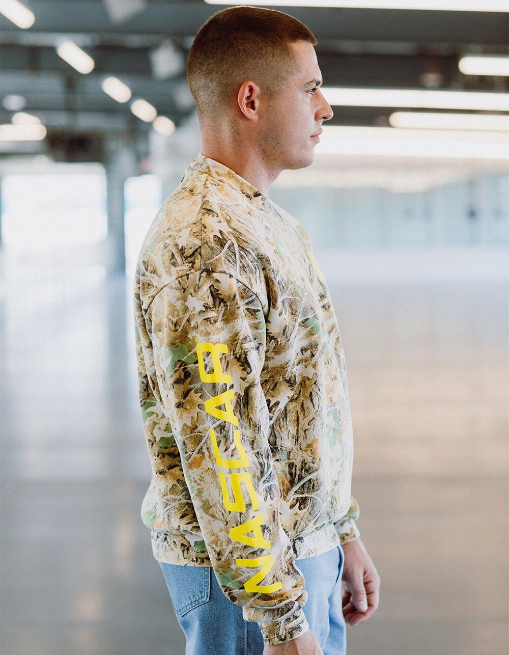 TILLYS x NASCAR Camo Mens Crewneck Sweatshirt Product Image