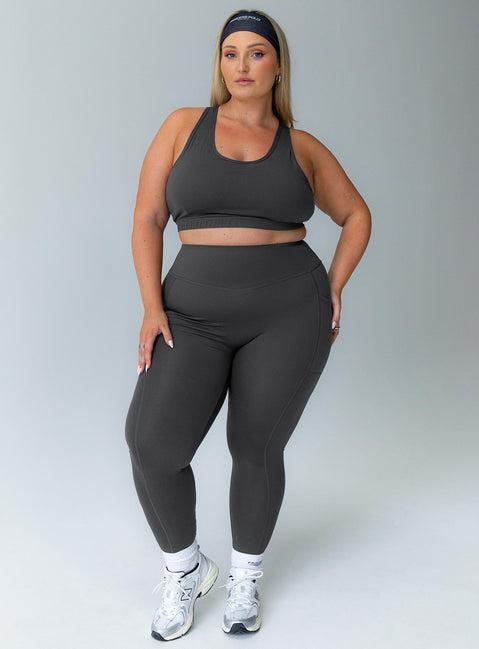 Achieve Activewear Leggings Grey Curve Product Image