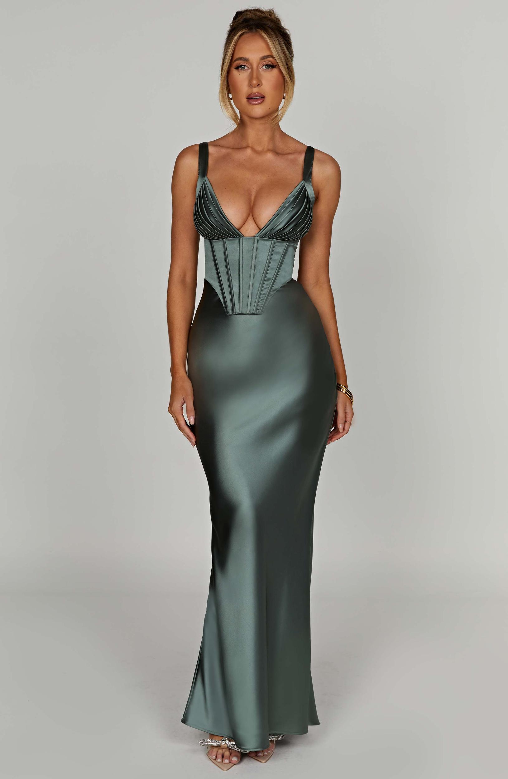 Shae Maxi Dress - Sage Product Image