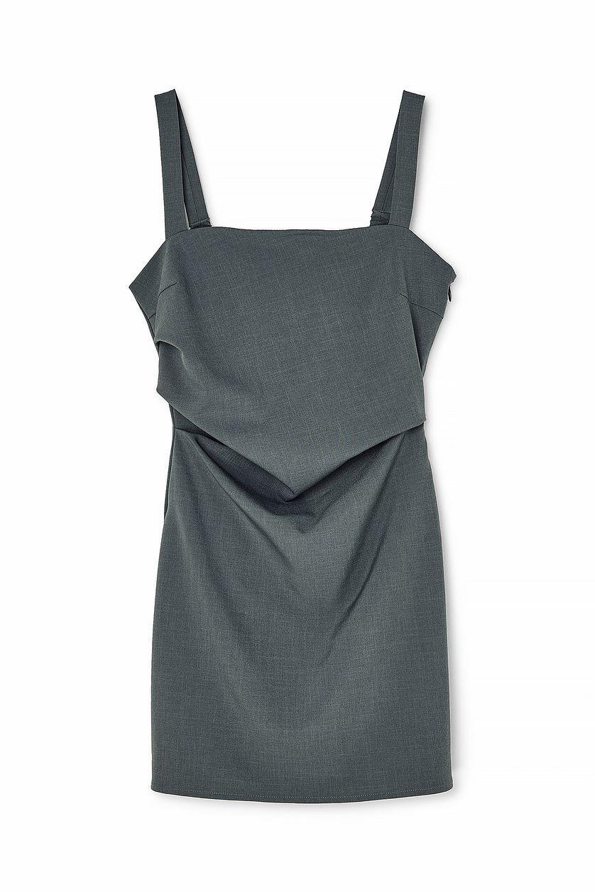 Ruched Waist Mini Dress Product Image