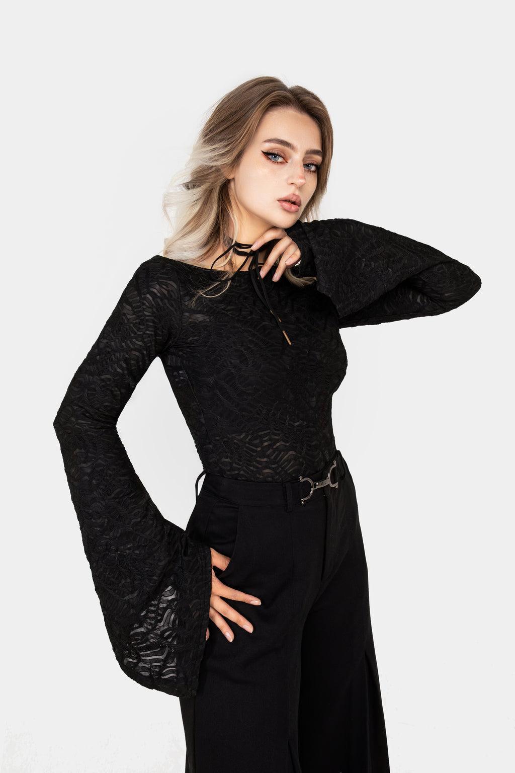 Reinette Flute Sleeve Top Product Image